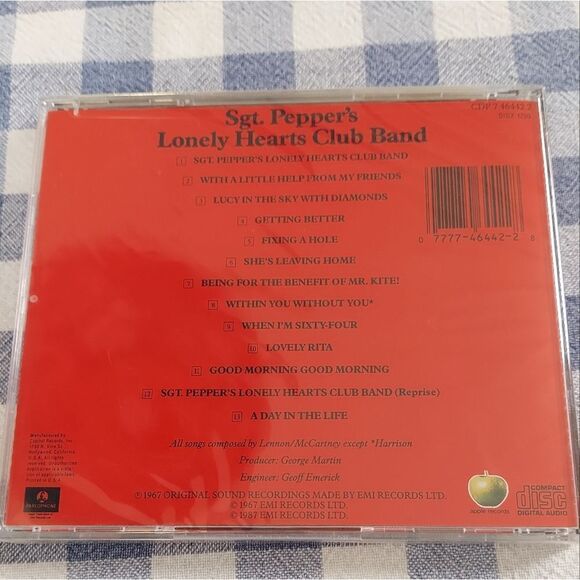 Sgt. Pepper Lonely Hearts Club Band by The Beatles CD. NIP SEALED - Picture 2 of 3